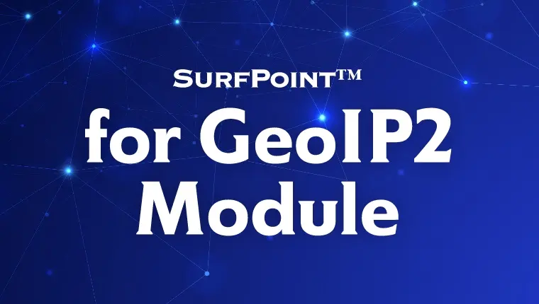 SURFPOINT™ for GeoIP2 Module
